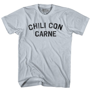 Chili Con Carne Adult Cotton T-shirt - Slver