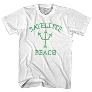 Florida Satellite Beach Trident Womens Cotton Junior Cut T-Shirt by Ultras