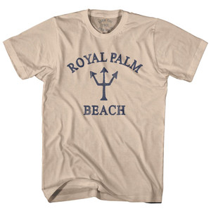 Florida Royal Palm Beach Trident Adult Cotton T-Shirt by Ultras