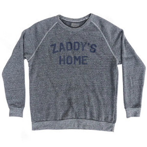 Zaddys Home Adult Tri-Blend Sweatshirt - Athletic Grey