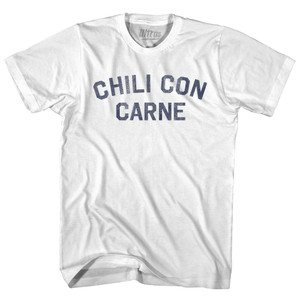 Chili Con Carne Adult Cotton T-shirt - White