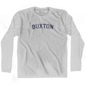 Buxton Adult Cotton Long Sleeve T-shirt - Grey Heather
