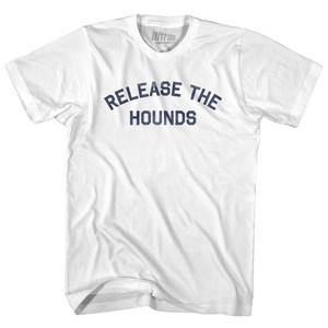 Release The Hounds Youth Cotton T-shirt - White Release The Hounds Youth Cotton T-shirt - White