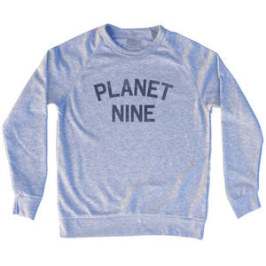Planet Nine Adult Tri-Blend Sweatshirt - Grey Heather