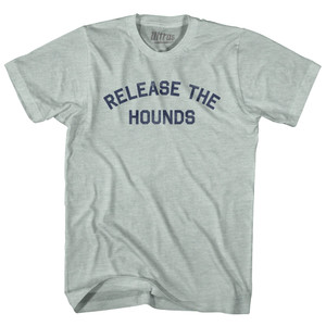 Release The Hounds Adult Tri-Blend T-shirt - Athletic Cool Grey Release The Hounds Adult Tri-Blend T-shirt - Athletic Cool Grey
