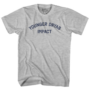 Younger Dryas Impact Womens Cotton Junior Cut T-Shirt - Grey Heather Younger Dryas Impact Womens Cotton Junior Cut T-Shirt - Grey Heather