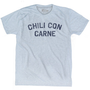 Chili Con Carne Adult Tri-Blend T-shirt - Athletic White