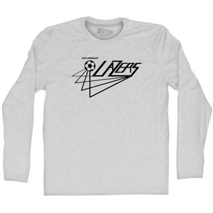 LA Lazers Indoor Soccer-Adult Cotton Long Sleeve T-shirt - Grey Heather