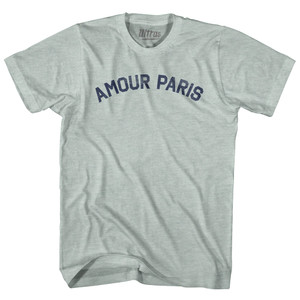 Amour Paris Adult Tri-Blend T-shirt - Athletic Cool Grey
