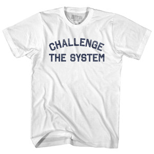 Challenge The System Womens Cotton Junior Cut T-Shirt - White