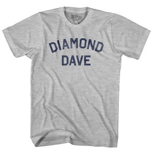 Diamond Dave Youth Cotton T-shirt - Grey Heather Diamond Dave Youth Cotton T-shirt - Grey Heather