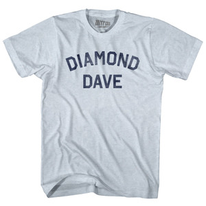 Diamond Dave Adult Tri-Blend T-shirt - Athletic White