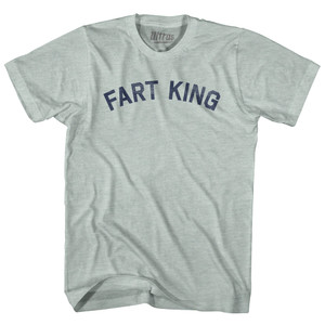 Fart King Adult Tri-Blend T-shirt - Athletic Cool Grey