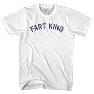 Fart King Womens Cotton Junior Cut T-Shirt - White