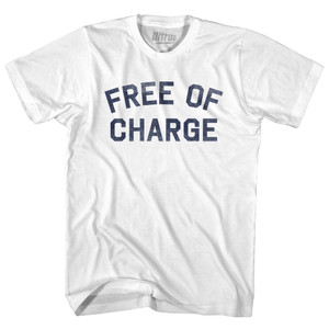Free Of Charge Adult Cotton T-shirt - White