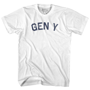Gen Y Youth Cotton T-shirt - White Gen Y Youth Cotton T-shirt - White
