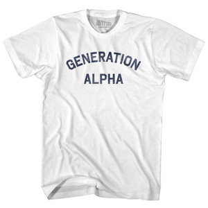 Generation Alpha Adult Cotton T-shirt - White