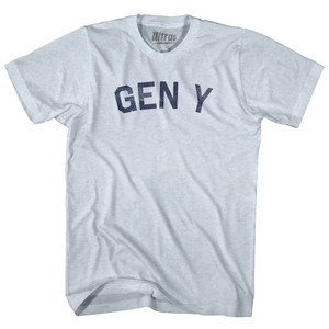 Gen Y Adult Tri-Blend T-shirt - Athletic White