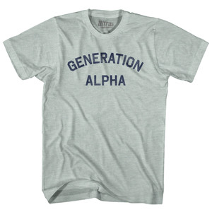 Generation Alpha Adult Tri-Blend T-shirt - Athletic Cool Grey