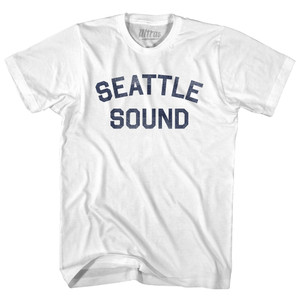 Seattle Sound Youth Cotton T-shirt - White Seattle Sound Youth Cotton T-shirt - White