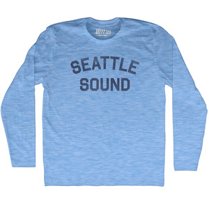 Seattle Sound Adult Tri-Blend Long Sleeve T-shirt - Athletic Blue Seattle Sound Adult Tri-Blend Long Sleeve T-shirt - Athletic Blue