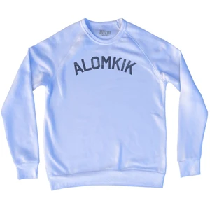Alomkik Adult Tri-Blend Sweatshirt - White