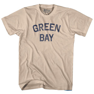 Green Bay Adult Cotton T-Shirt - Creme