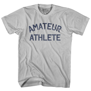 Amateur Athlete Adult Cotton T-Shirt-Cool Grey