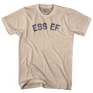 Ess Ef San Francisco Adult Cotton T-Shirt-Creme