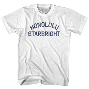 Honolulu Starbright Womens Cotton Junior Cut T-Shirt - White