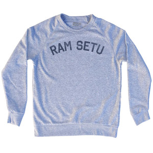 Ram Setu Adult Tri-Blend Sweatshirt - Heather Grey