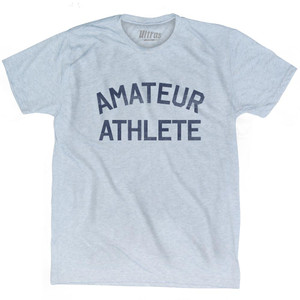 Amateur Athlete Adult Tri-Blend T-Shirt - Athletic White