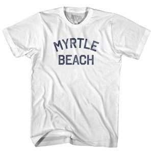 Myrtle Beach Youth Cotton T-Shirt - White Myrtle Beach Youth Cotton T-Shirt - White