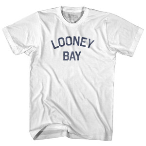 Looney Bay Youth Cotton T-Shirt - White