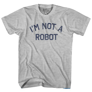 I'm  Not A Robot Youth Cotton T-Shirt-Grey Heather I'm  Not A Robot Youth Cotton T-Shirt-Grey Heather