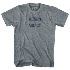 Kendo Addict Youth Tri-Blend T-shirt - Athletic Grey