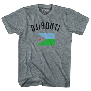 Djibouti Country Flag Heritage Youth Tri-Blend T-shirt - Athletic Grey Djibouti Country Flag Heritage Youth Tri-Blend T-shirt - Athletic Grey