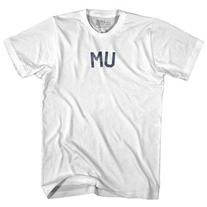 Mu Adult Cotton T-Shirt - White