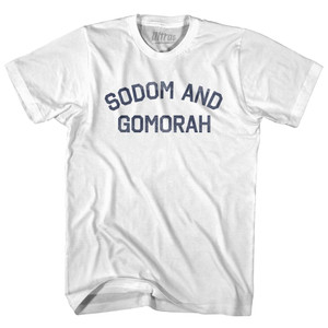 Sodom And Gomorrah Adult Cotton T-Shirt - White