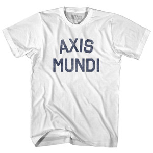 Axis Mundi Adult Cotton T-Shirt-White