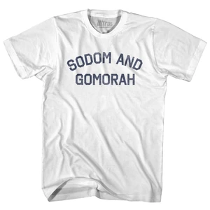 Sodom And Gomorrah Womens Cotton Junior Cut T-Shirt - White
