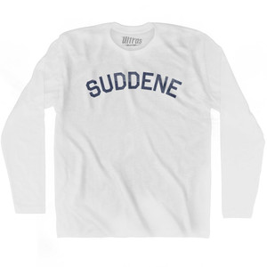 Suddene Adult Cotton Long Sleeve T-Shirt - White