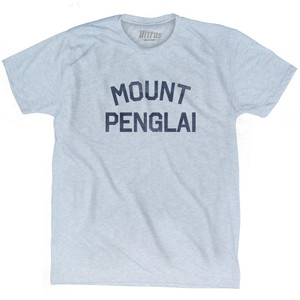 Mount Penglai Adult Tri-Blend T-Shirt - Athletic White