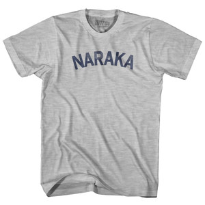 Naraka Womens Cotton Junior Cut T-Shirt-Grey Heather