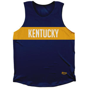 Kentucky Finish Line Athletic Tank Top - Navy