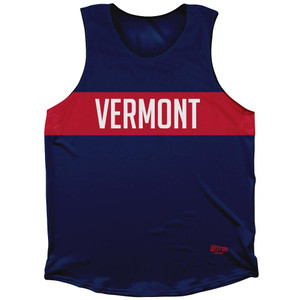 Vermont Finish Line Athletic Tank Top - Navy