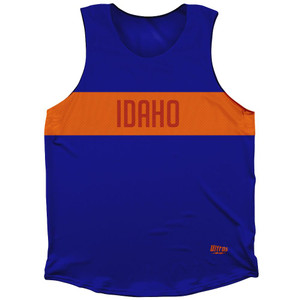 Idaho Finish Line Athletic Tank Top - Blue