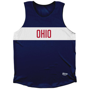 Ohio Finish Line Athletic Tank Top-Navy