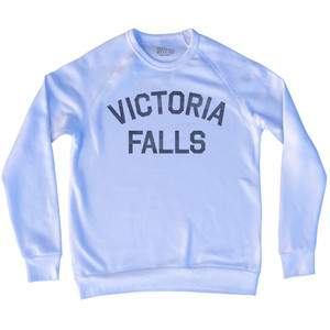 Victoria Falls Adult Tri-Blend Sweatshirt - White