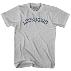 Lockdown Adult Cotton T-Shirt-Cool Grey